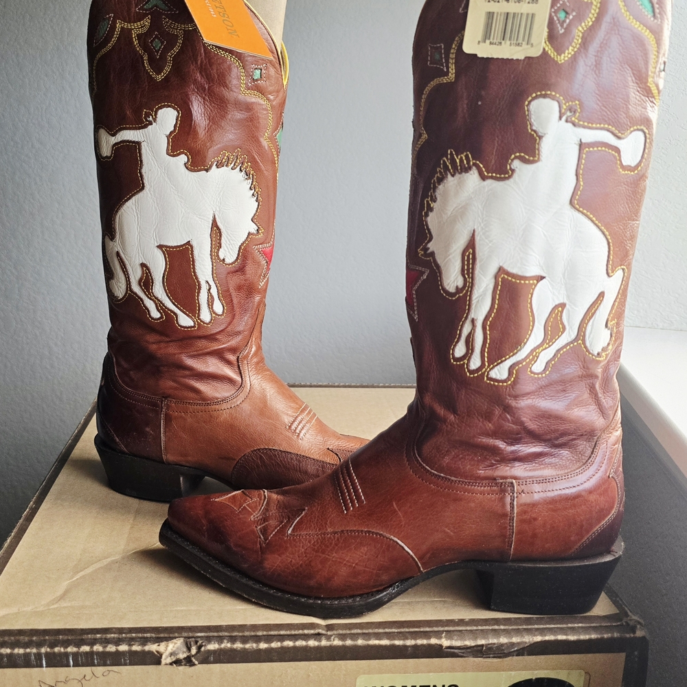 Stetson Women's Brown Heeled Boots
